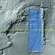 LIDAR map showing orientation of architectural features in Mahendraparvata and the reservoir.